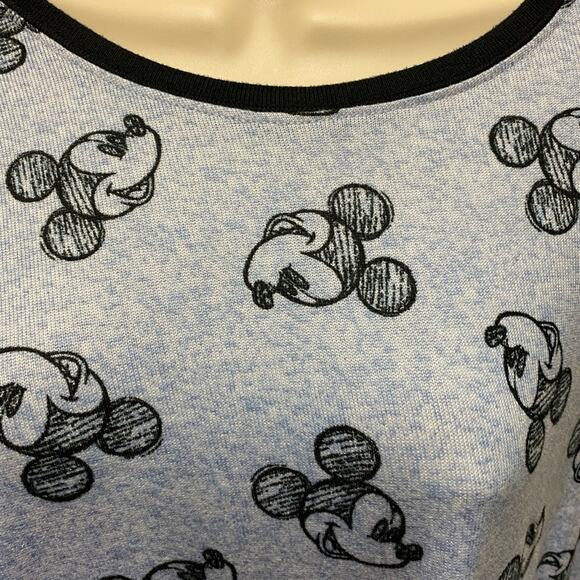 Disney for Costco Pajama Lounge Long Sleeve Top.  NWOT. Sz L Mickey Mouse - Picture 2 of 8
